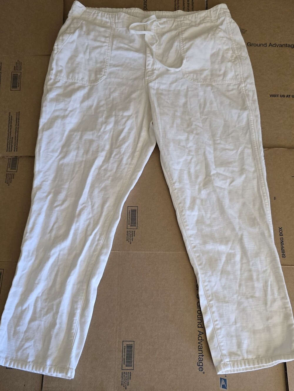 J. Crew Tie-waist camp pant, Size XL